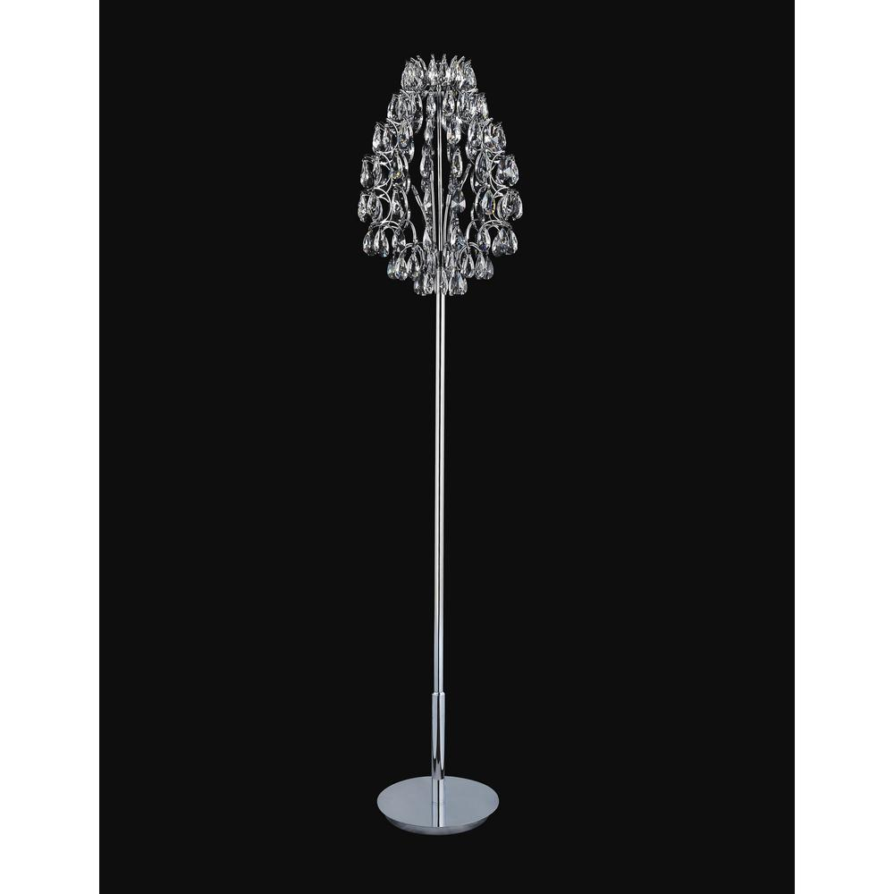 Cwi Lighting Charismatic 65 In Chrome Floor Lamp inside measurements 1000 X 1000