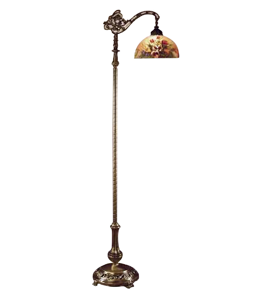 Dale Tiffany 10057757 Rose Dome Floor Lamp intended for measurements 934 X 1015