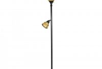 Dale Tiffany Lamps One Light Torchiere With Side Lamp In for dimensions 900 X 900