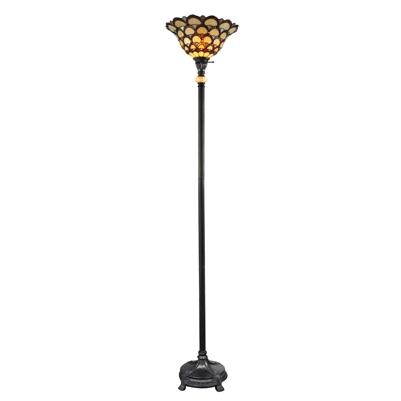 Dale Tiffany Peacock Torchiere Floor Lamp Products In 2019 pertaining to dimensions 1600 X 1600