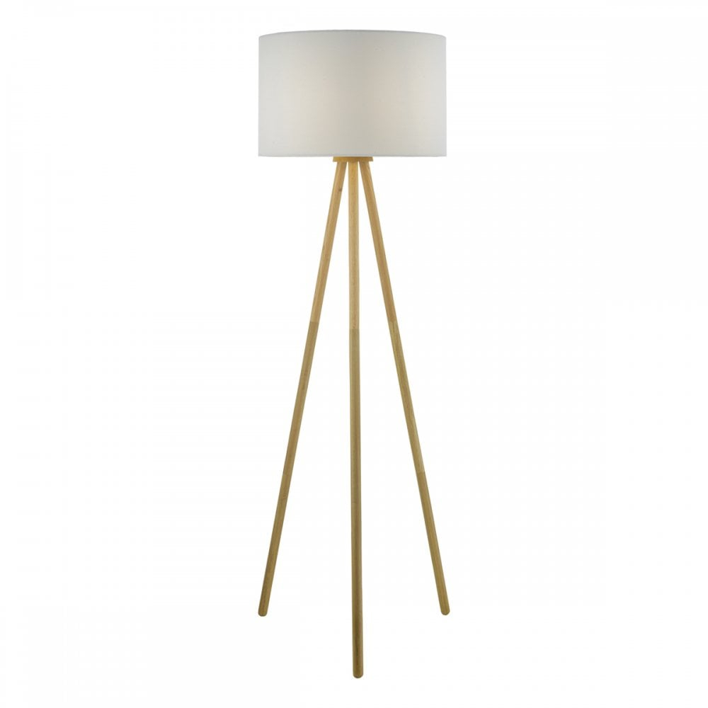 Dar Yod4943 Yodella Floor Lamp Wood Base Only intended for proportions 1000 X 1000