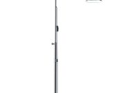 Daylight 55 In Silver Flexi Vision Floor Lamp in measurements 1000 X 1000