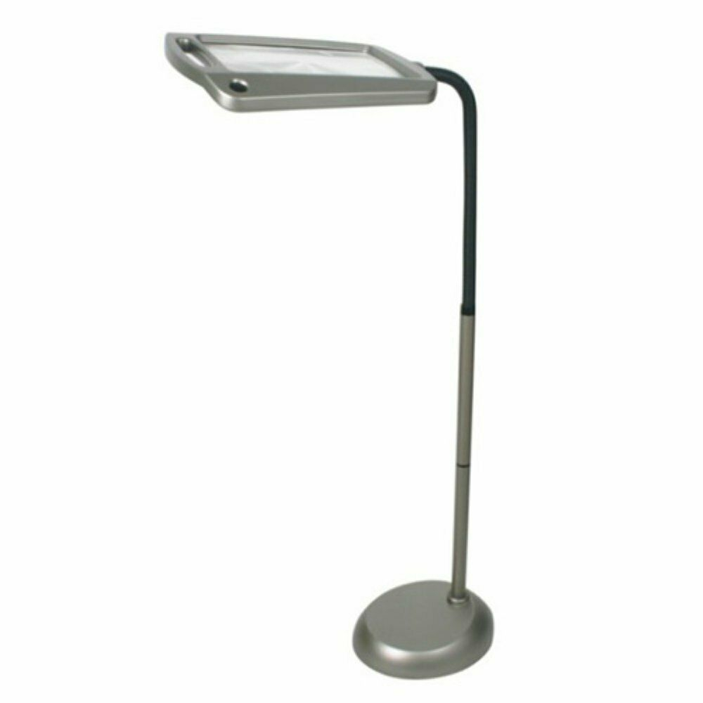 Daylight24 402039 04 Full Page 8 X 10 Inch Magnifier Led Illuminated Floor Lamp pertaining to size 1000 X 1000