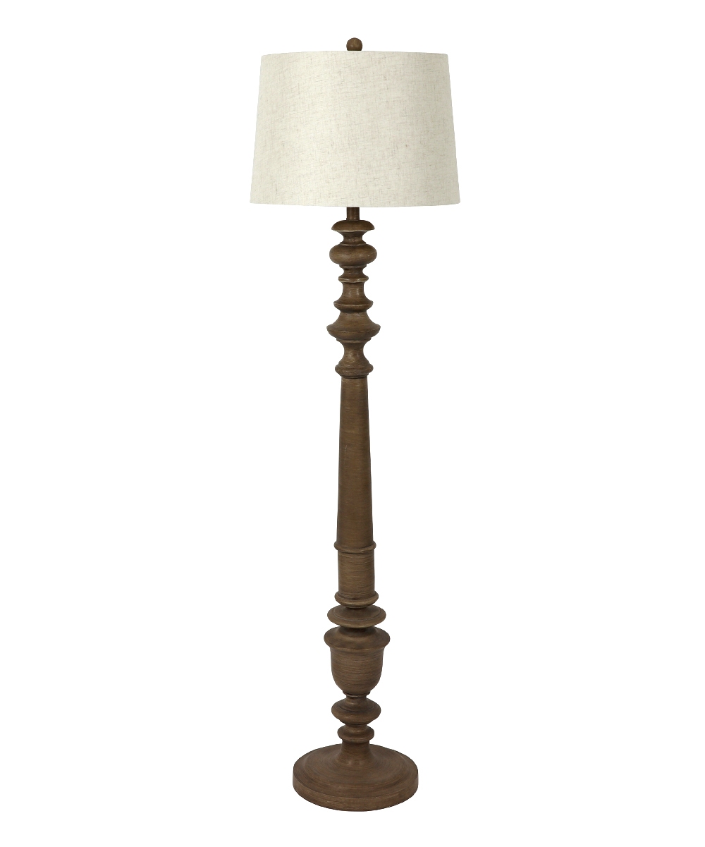 Dcor Therapy Barnwood Benjamin Traditional Floor Lamp intended for size 1000 X 1201