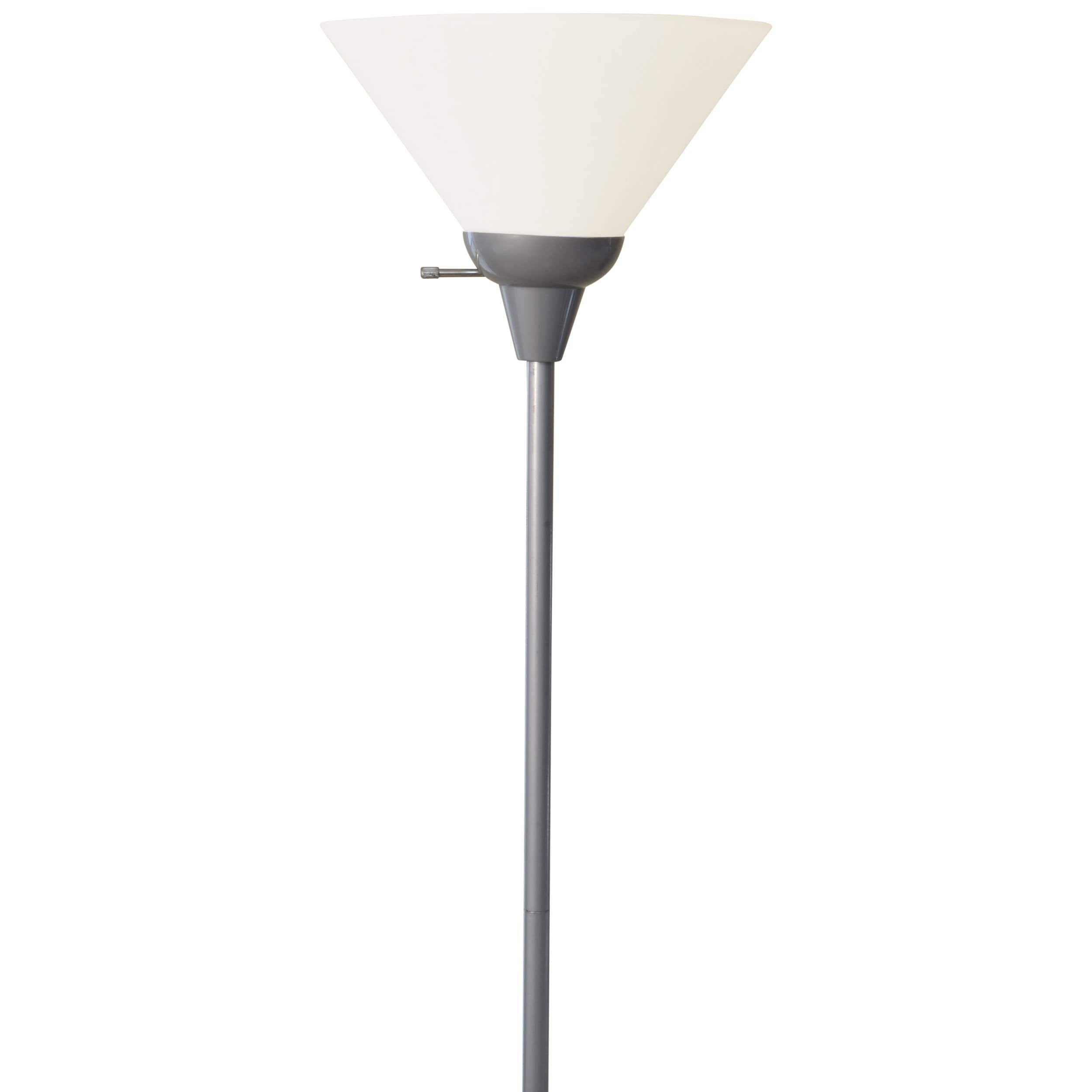 Dcor Works 150 Watt Floor Lamp 72 Inches Tall With White pertaining to measurements 2500 X 2500