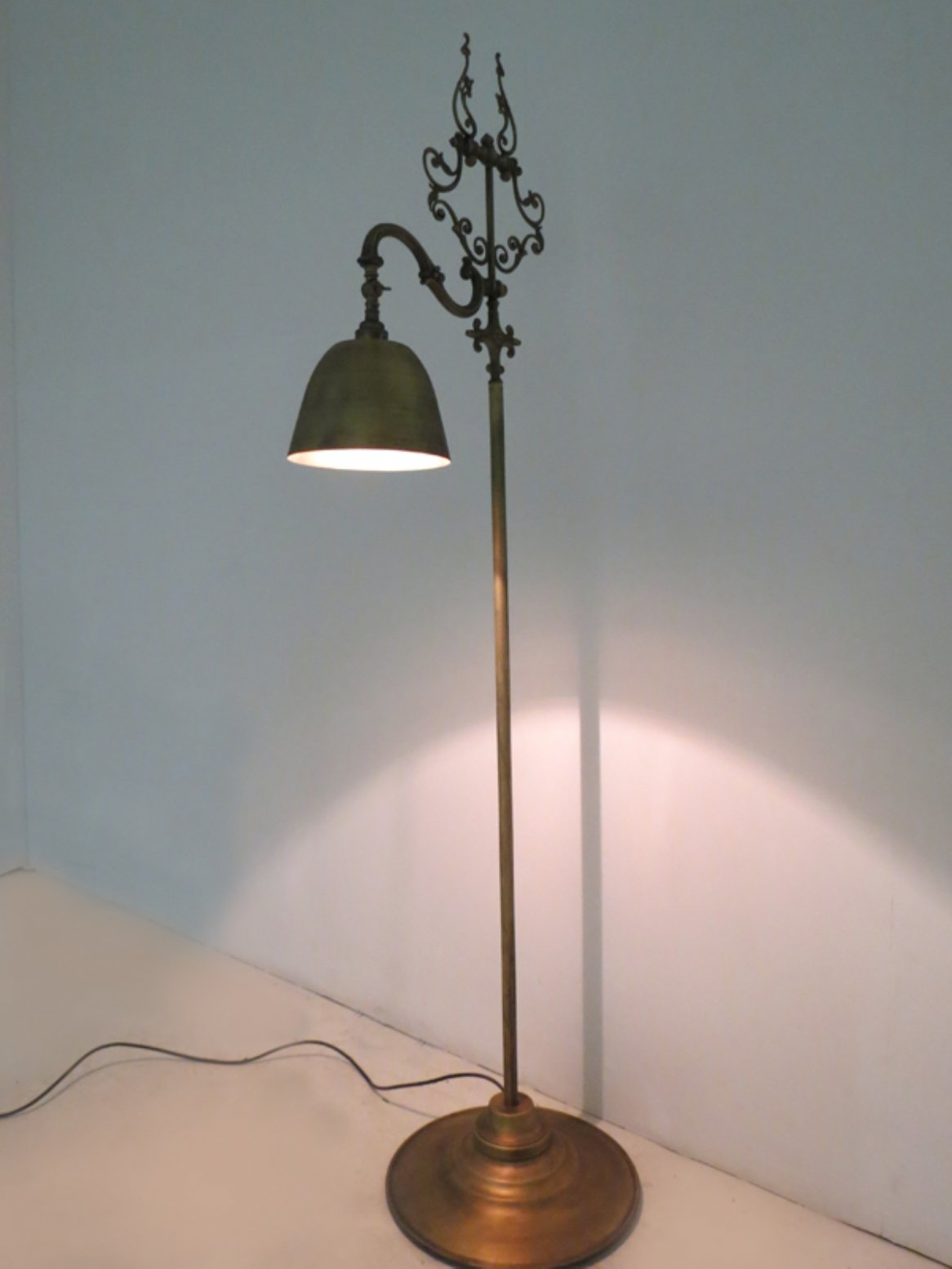 Decorative Antique Brass Floor Lamp Text Decoration Copy And within measurements 1166 X 1554