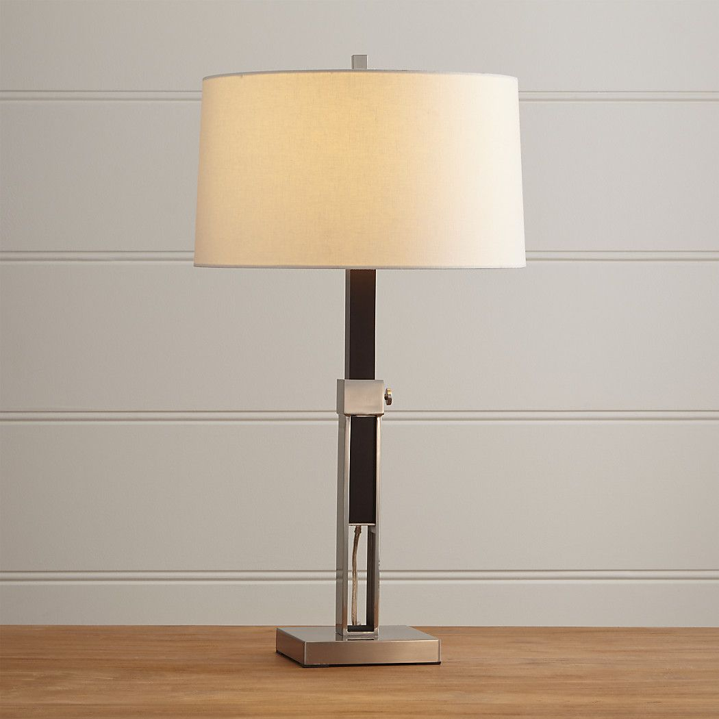 Denley Nickel Table Lamp Reviews Crate And Barrel in sizing 1050 X 1050