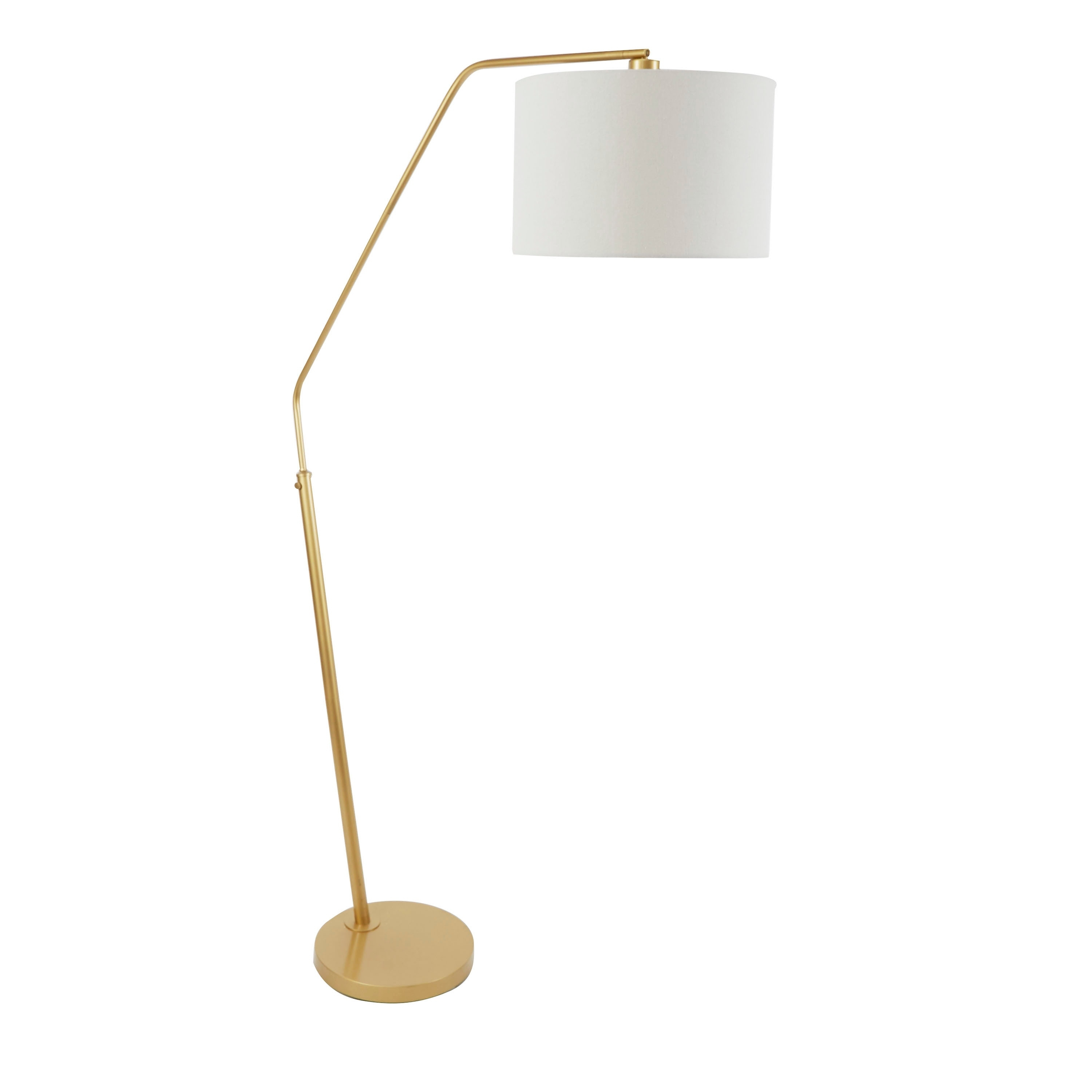 Denton Gold Finish Arched Floor Lamp regarding dimensions 3000 X 3000