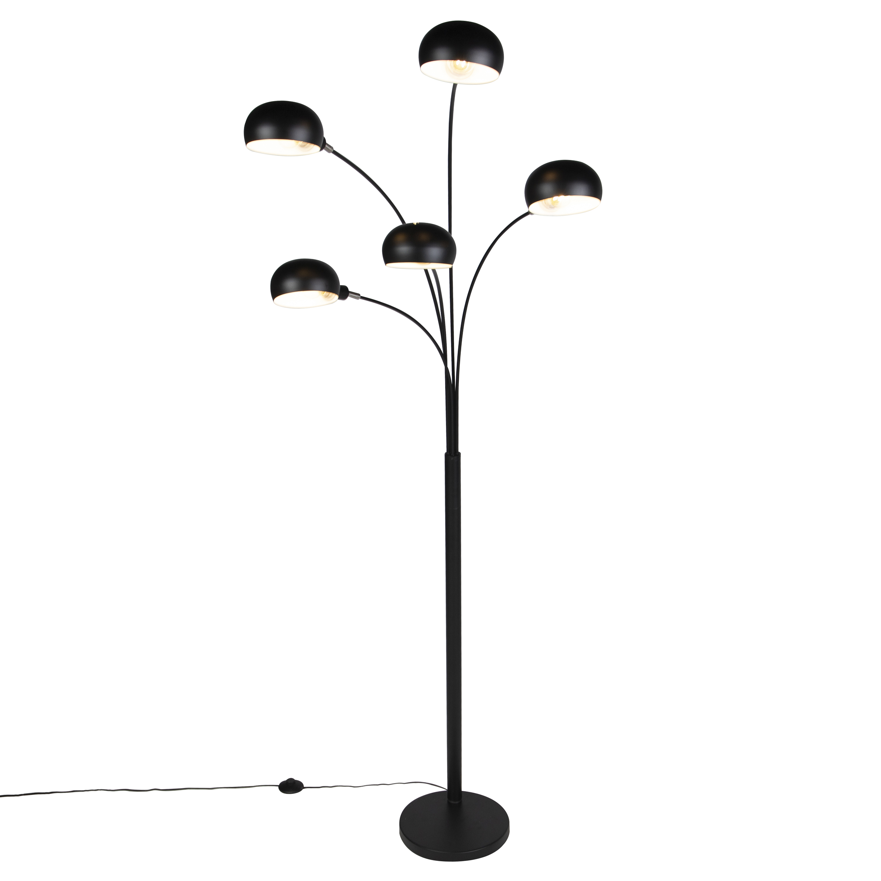 Design Floor Lamp Black 5 Light Sixties inside size 3013 X 3013