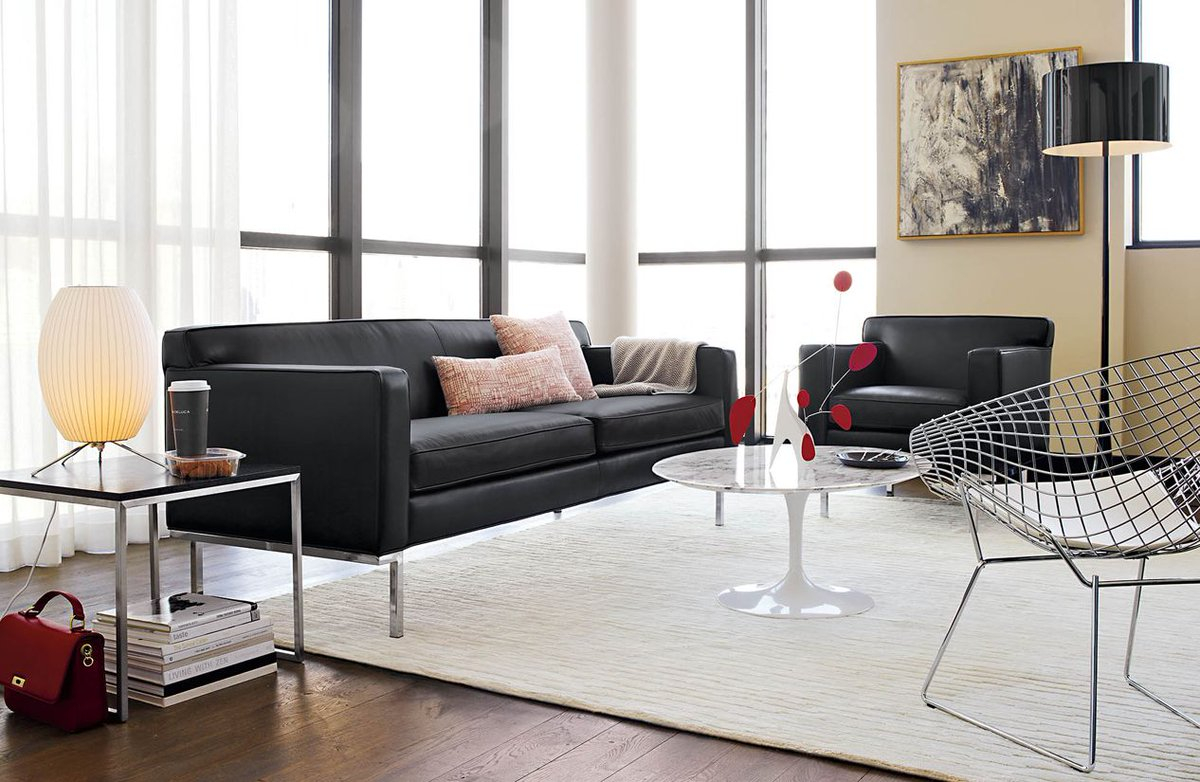 Design Within Reach On Twitter Theatre Sofa Saarinen Low with regard to dimensions 1200 X 782