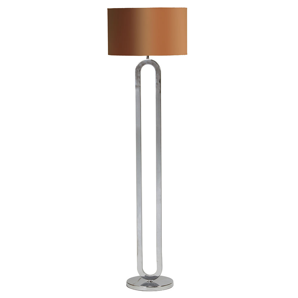 Details About 1 Light Oval Neck Floor Lamp Chrome W Bronze Shade Modern Home Lamps Litecraft in dimensions 1000 X 1000