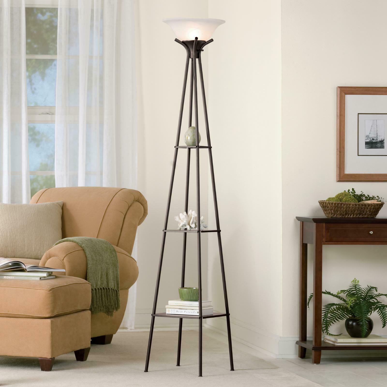 Details About 69 Etagere Floor Lamp 3 Way Rotary Home Living Room Office Lighting Furniture in sizing 1600 X 1600