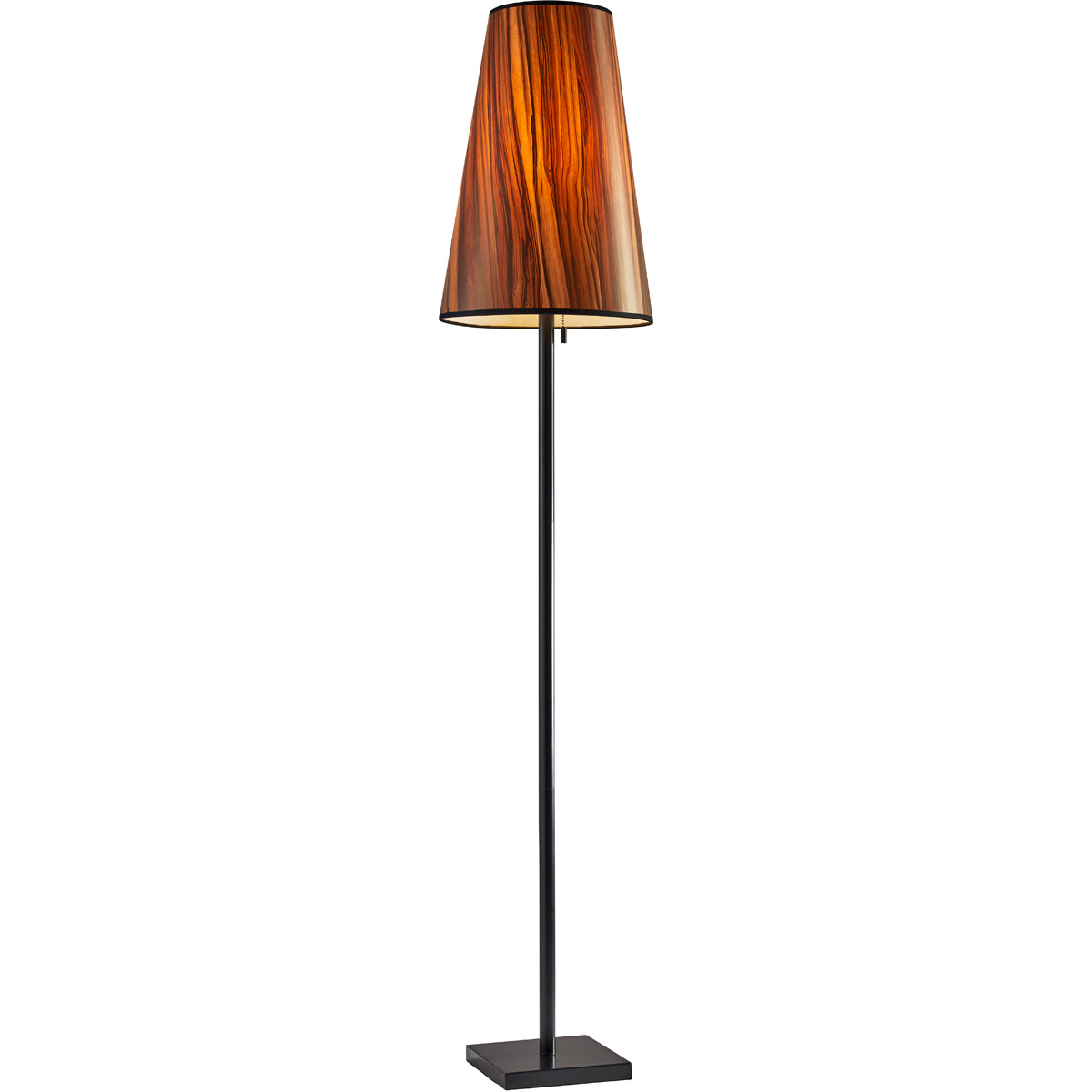 Details About Adesso 1550 01 Ava 65 Inch 100 Watt Matte Black Floor Lamp Portable Light for proportions 1200 X 1200