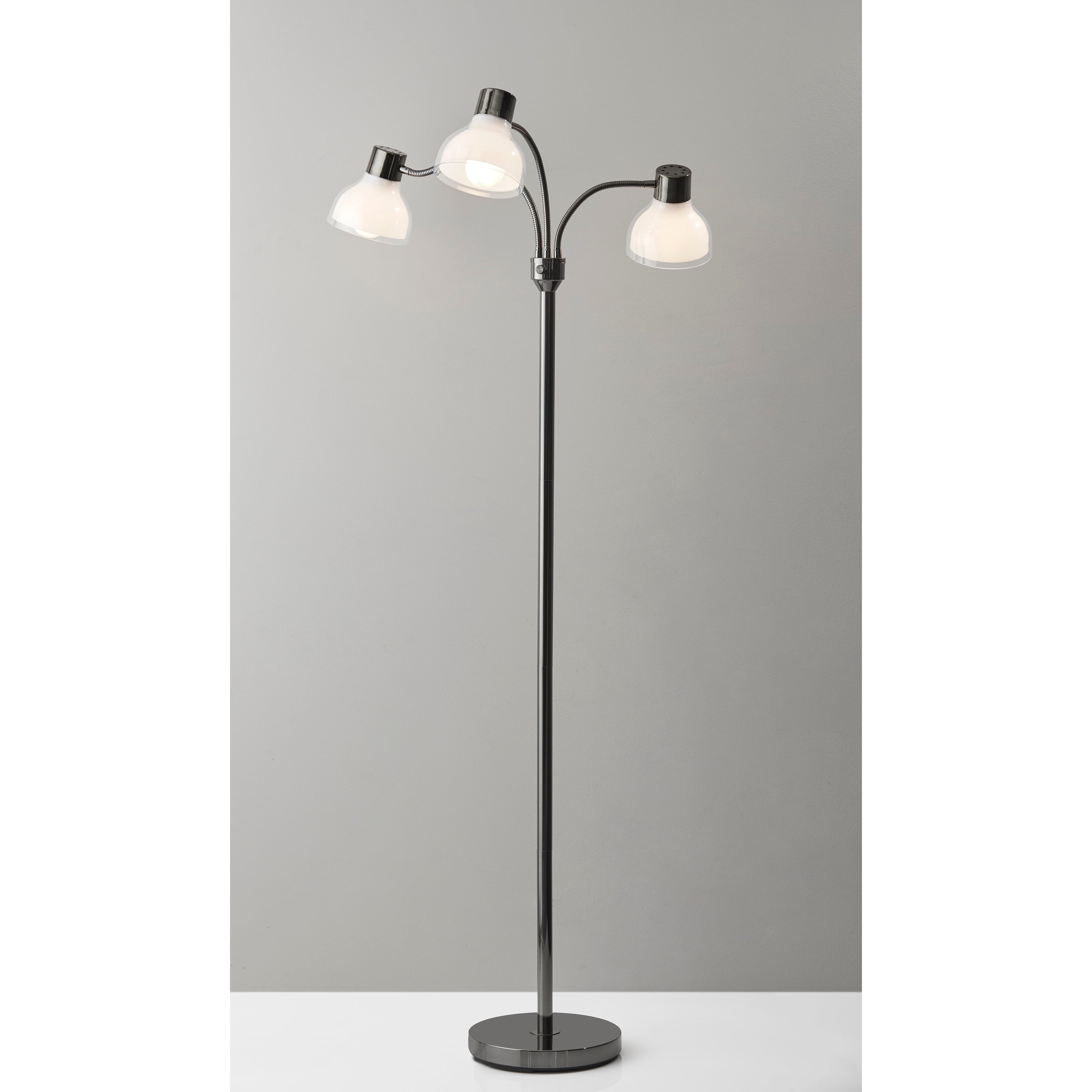 Details About Adesso Presley 3 Arm Floor Lamp with regard to measurements 3000 X 3000