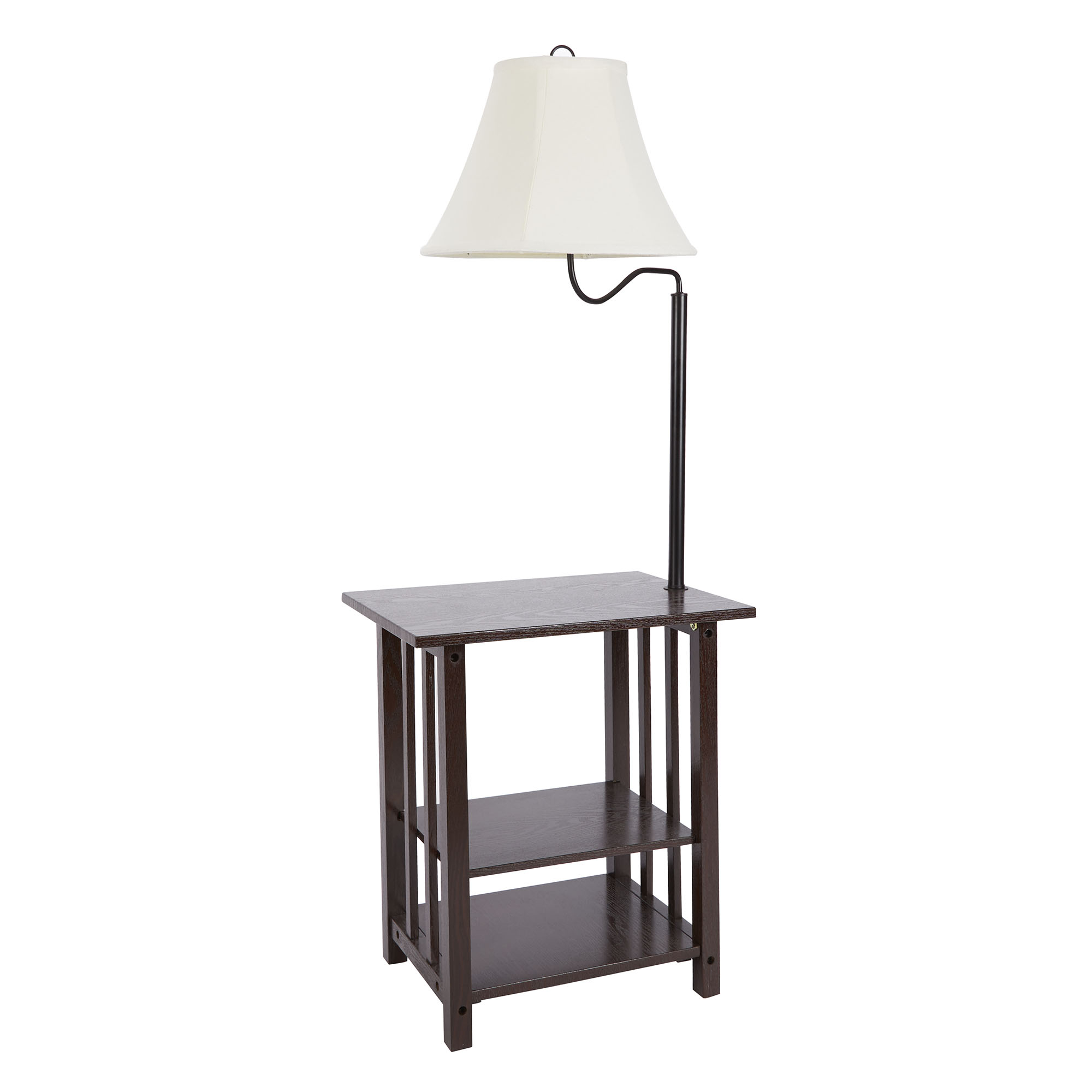 Details About Better Homes And Gardens 3 Rack End Table Floor Lamp Espresso Finish with proportions 2000 X 2000