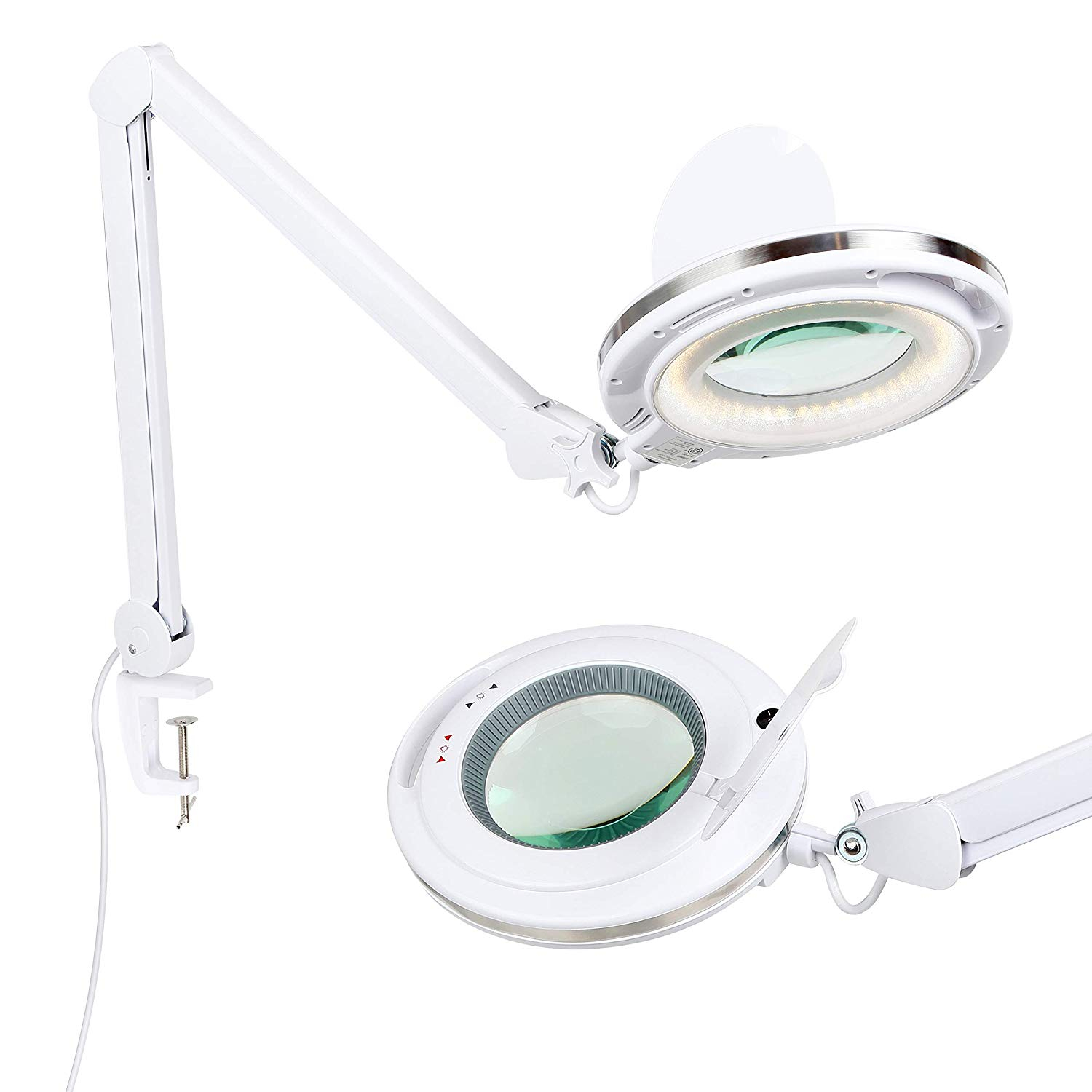 Details About Brightech Lightview Pro Led 225x Magnifying Glass Clamp Lamp Daylight Bright intended for sizing 1500 X 1500