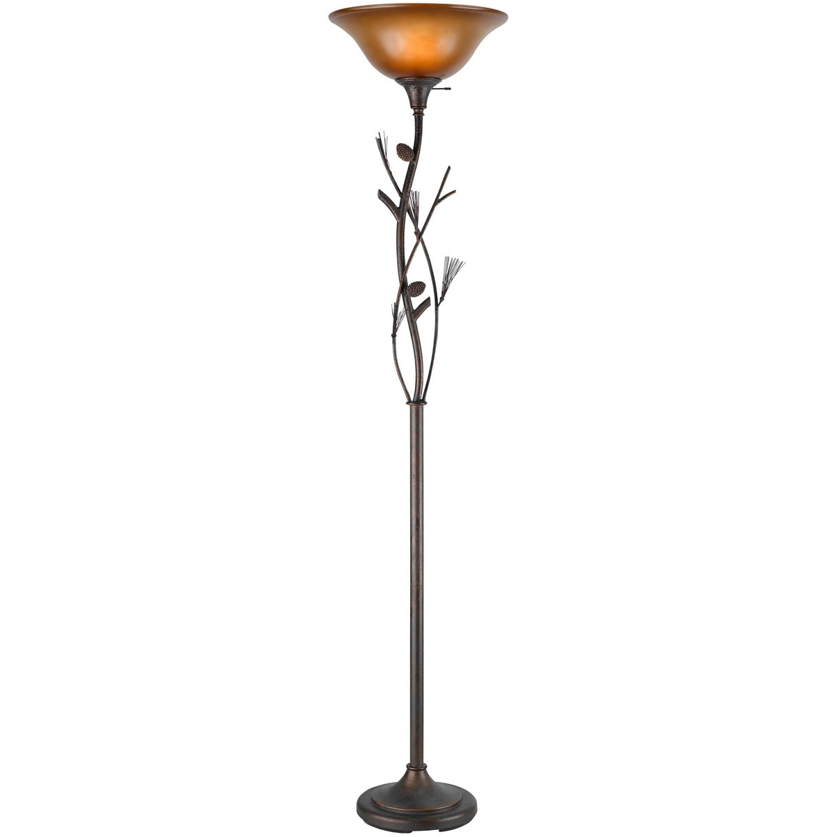 Details About Cal Lighting Accessories Bo 961tr Pinecone Floor Lamp Rust for proportions 1200 X 1200