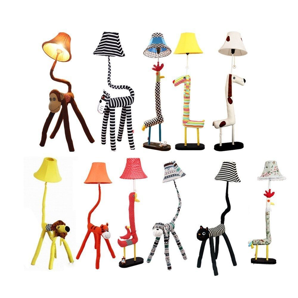 Details About Creative Kids Fabric Cute Animal Floor Lamp with proportions 1000 X 1000