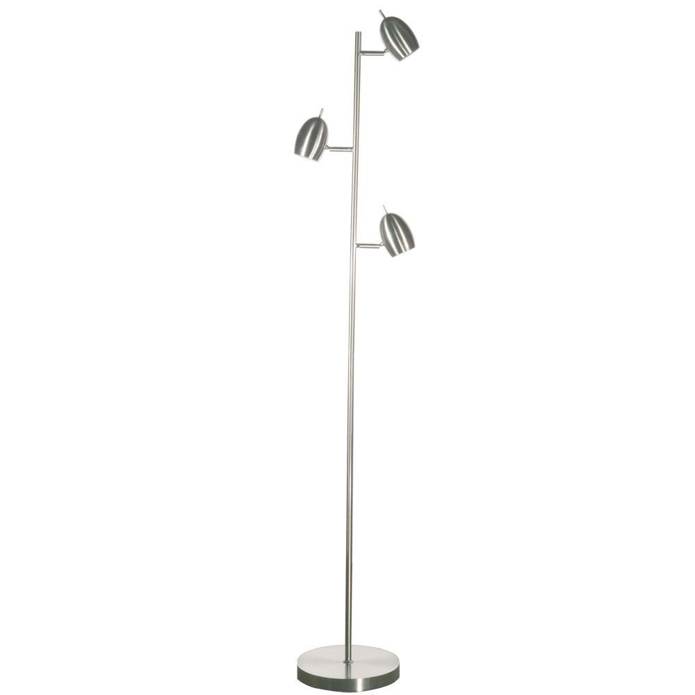 Details About Dainolite 286f Sc Three Light Floor Lamp With Adjustable Head Satin with dimensions 1000 X 1000