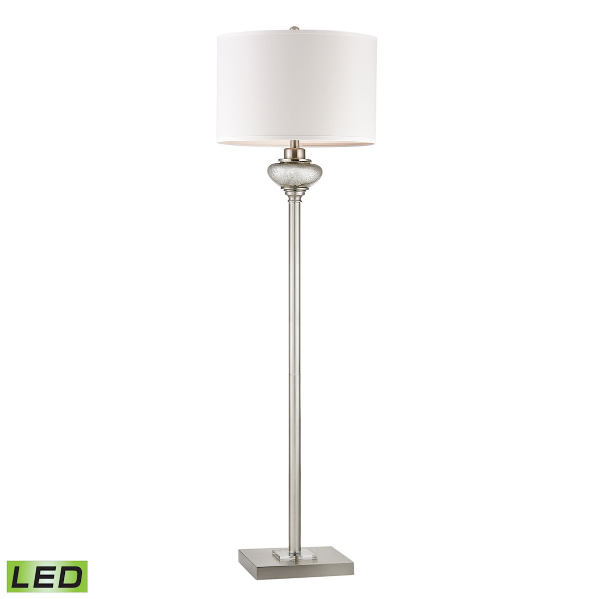 Details About Elk Home D2553 Led 2 Light Led Floor Lamp Silver for dimensions 1200 X 1200