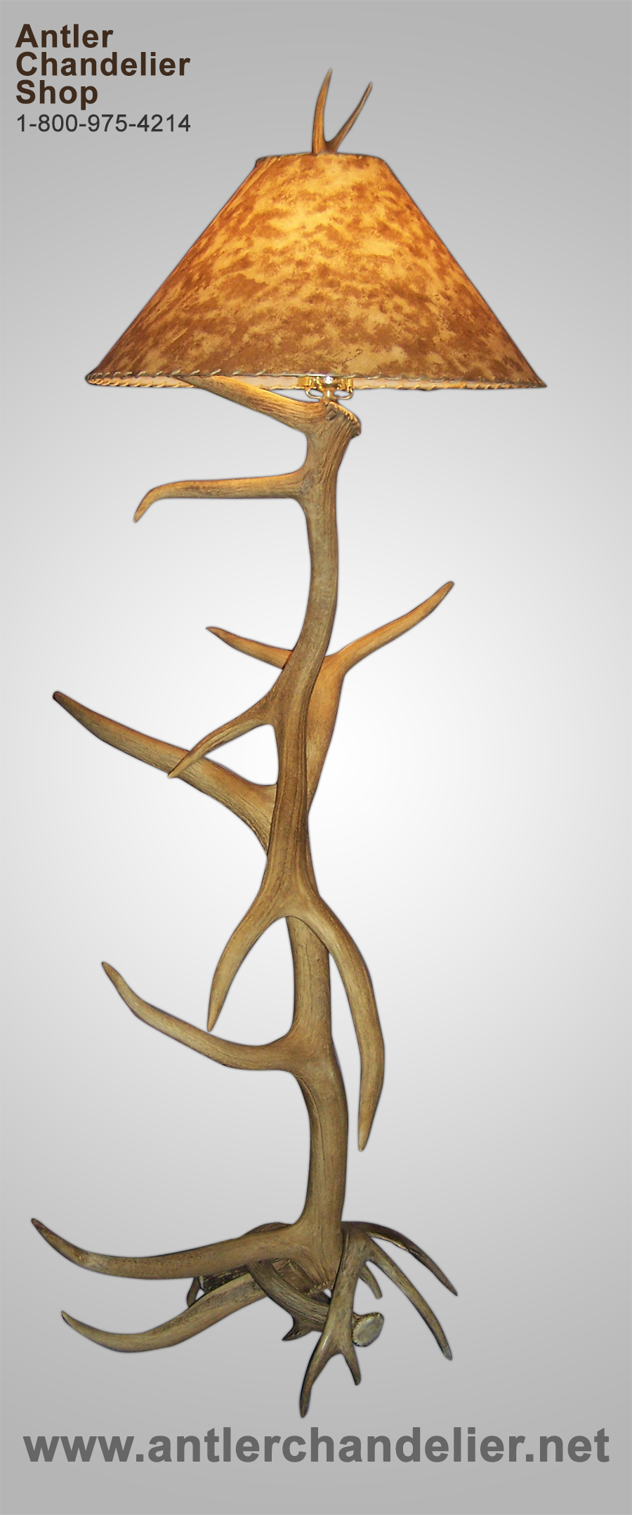 Details About Elkwhite Tail Deer Antler Floor Lamp Rustic Chandelier Lighting with size 900 X 2157