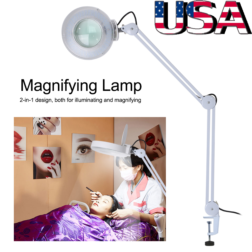 Details About Led 8x Illuminated Magnifying Lamp Medical Beauty Magnifier Desktop Light Gift intended for proportions 1001 X 1001
