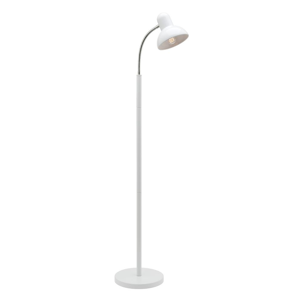 Details About Liteworks Evan Floor Lamp White pertaining to proportions 1000 X 1000