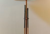 Details About Mid Century Floor Lamp With Vintage Wood Golf Clubs And Ball Copper Shaft with regard to proportions 1836 X 3264