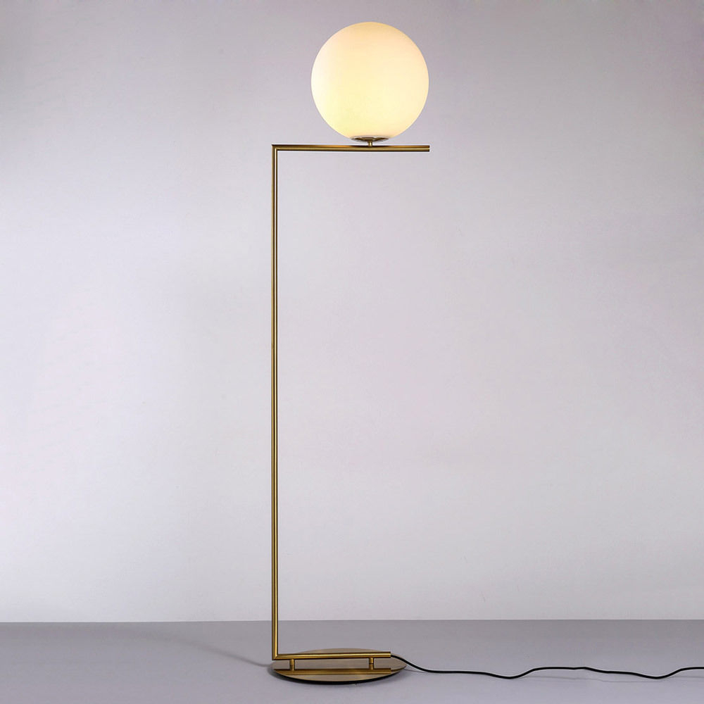 Details About Modern Cattel Ball Floor Light Led Bedside Floor Lighting Brass Home Cafe Lamp inside proportions 1000 X 1000