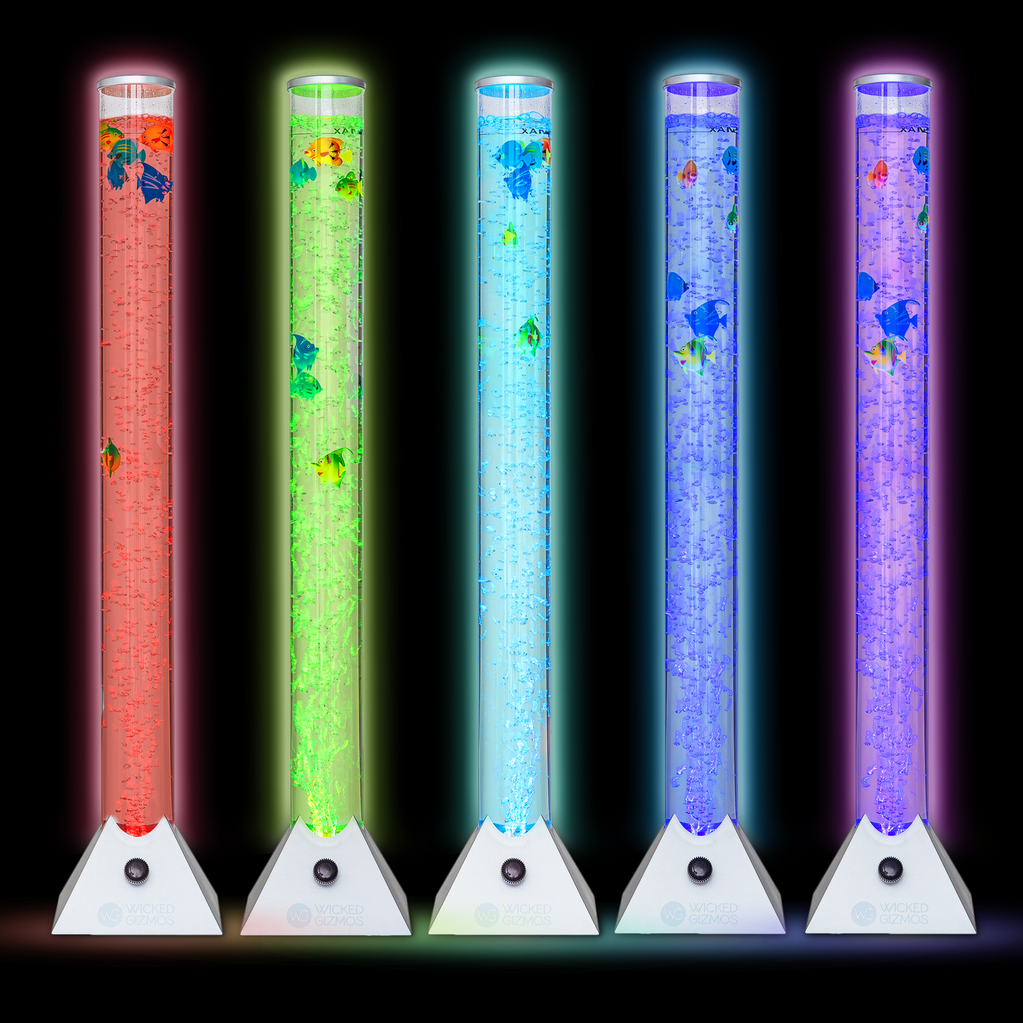 Details About Novelty Colour Changing Led Bubble Lamp Tube Floor Tower Sensory Mood Light Fish throughout dimensions 2000 X 2000