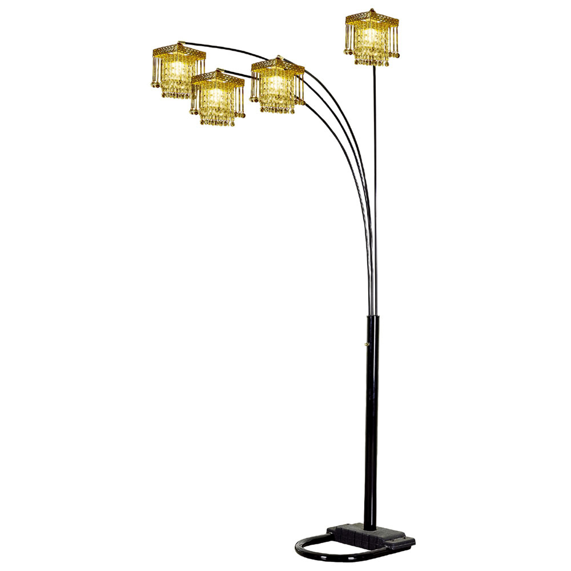 Details About Ore International 84 Inch 5 Arms Arch Floor Lamp Black 6968bk pertaining to measurements 2000 X 2000