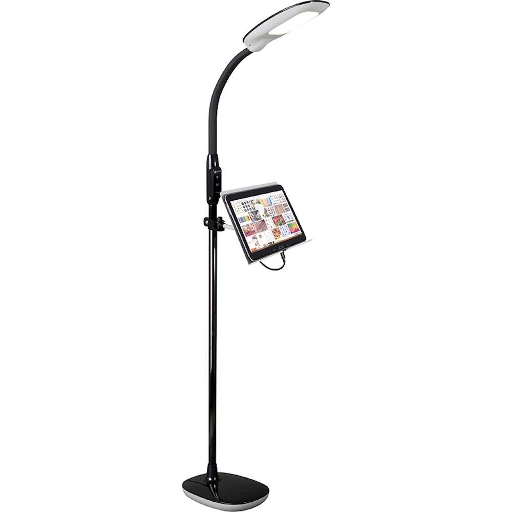 Details About Ottlite Clearsun Led Floor Lamp With Tablet Stand And Usb Charging Port in proportions 1000 X 1000