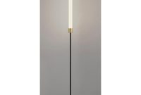 Details About Piper 72 In Integrated Led Black Floor Lamp 12 Watt Brass Finish Marble Base for measurements 1000 X 1000