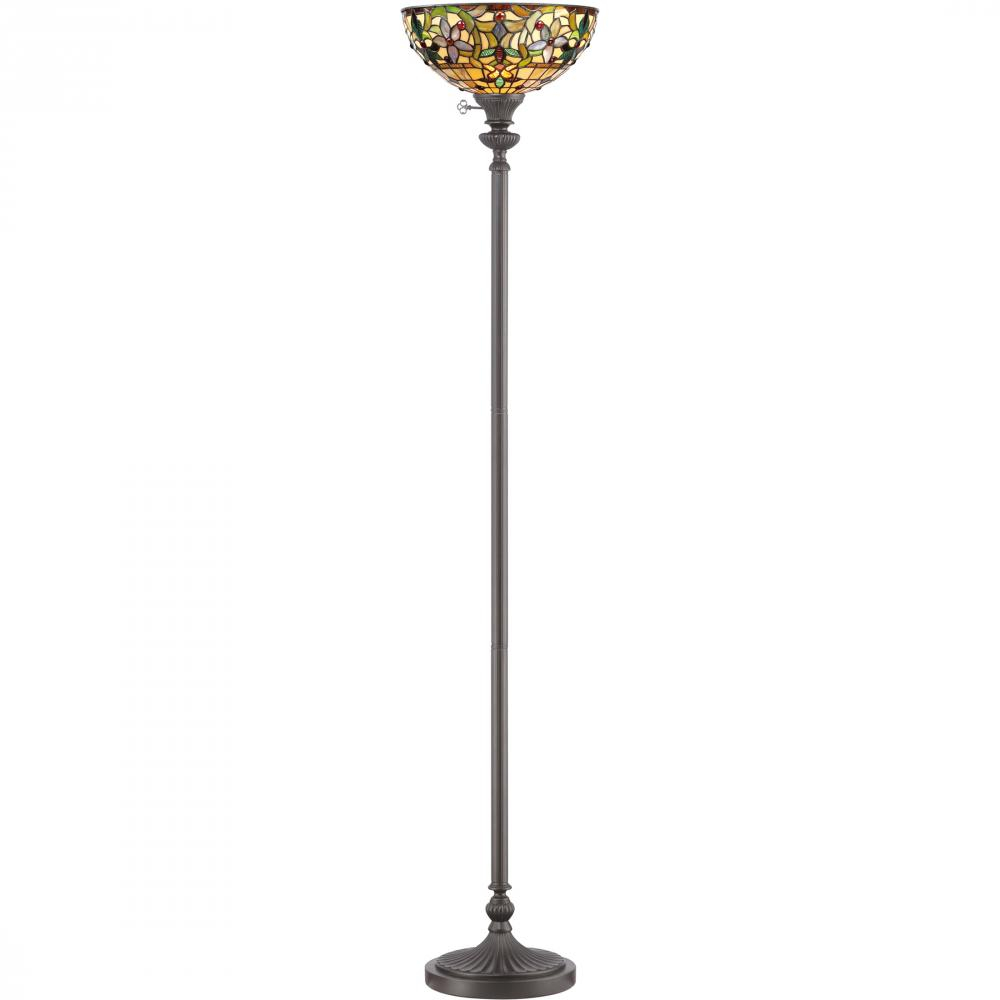 Details About Quoizel Tf878uvb Kami Torchiere Lamp Vintage Bronze intended for sizing 1000 X 1000