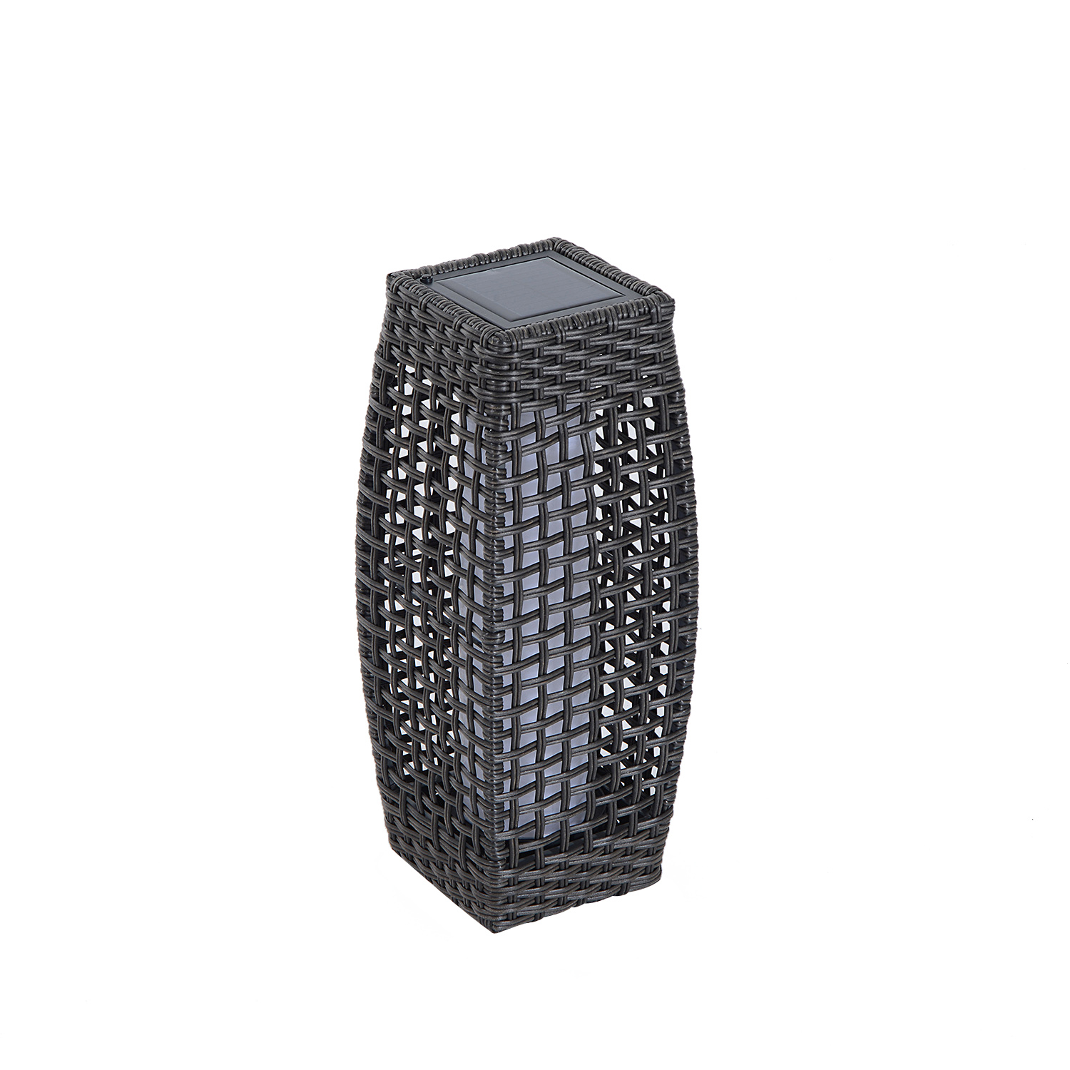 Details About Rattan Solar Powered Lamp Led Tall Lantern Garden Patio Wicker Floor Light Warm throughout proportions 1500 X 1500