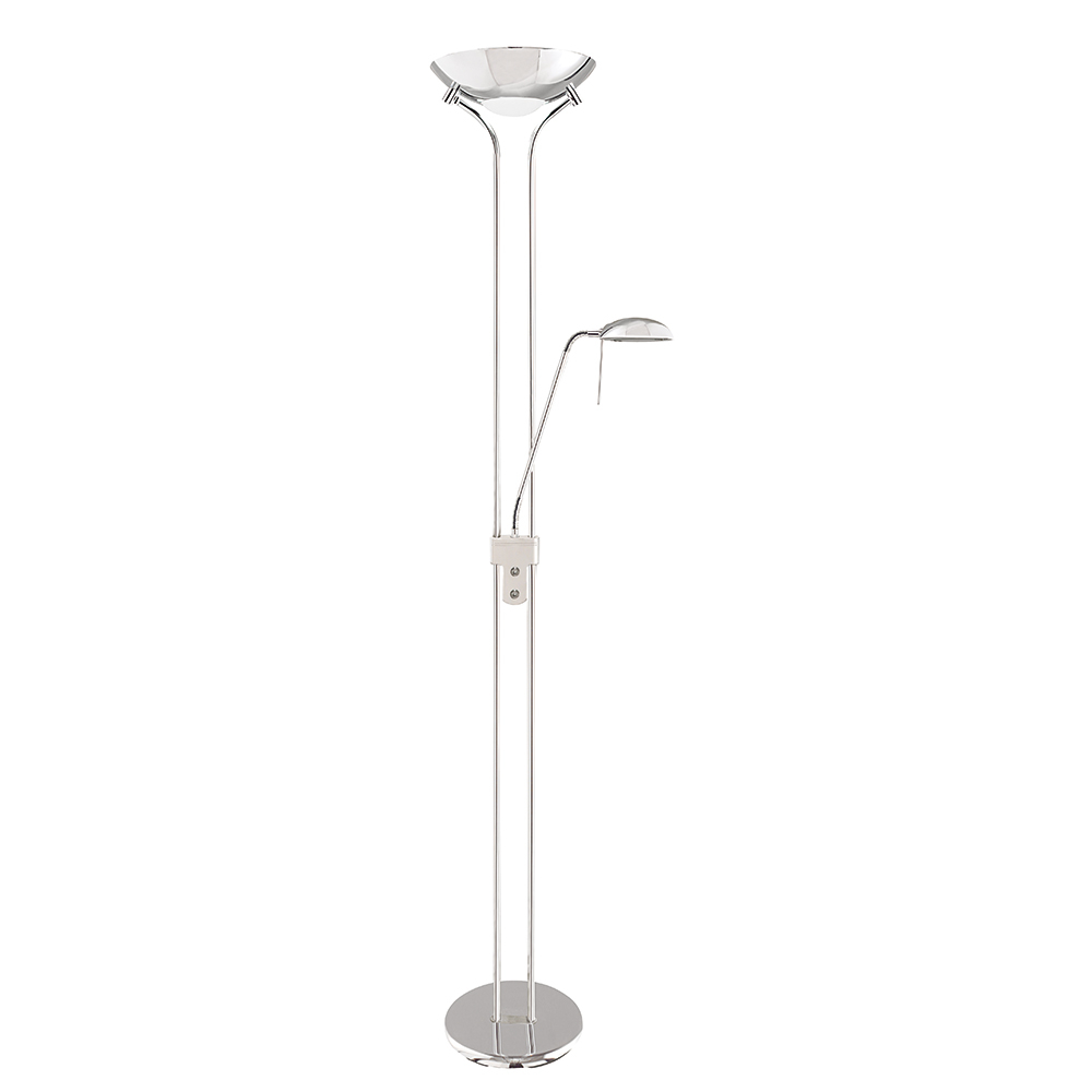 Details About Searchlight Chrome Mother And Child Halogen Reading Standing Floor Lamp Light within sizing 1000 X 1000