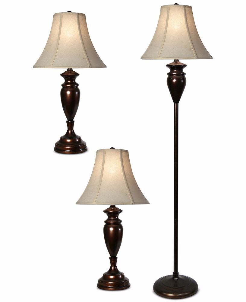 Details About Set Of 3 Sleek Contemporary Floor Lamp 2 intended for measurements 816 X 1000