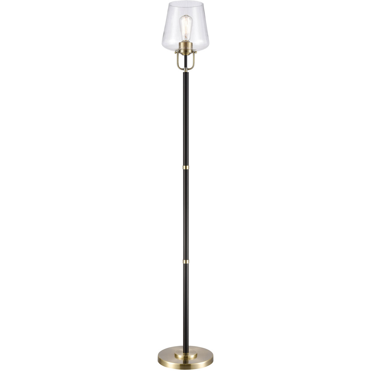 Details About Stein World 77117 Sisterton Floor Lamp Black With Antique Brass in proportions 1200 X 1200