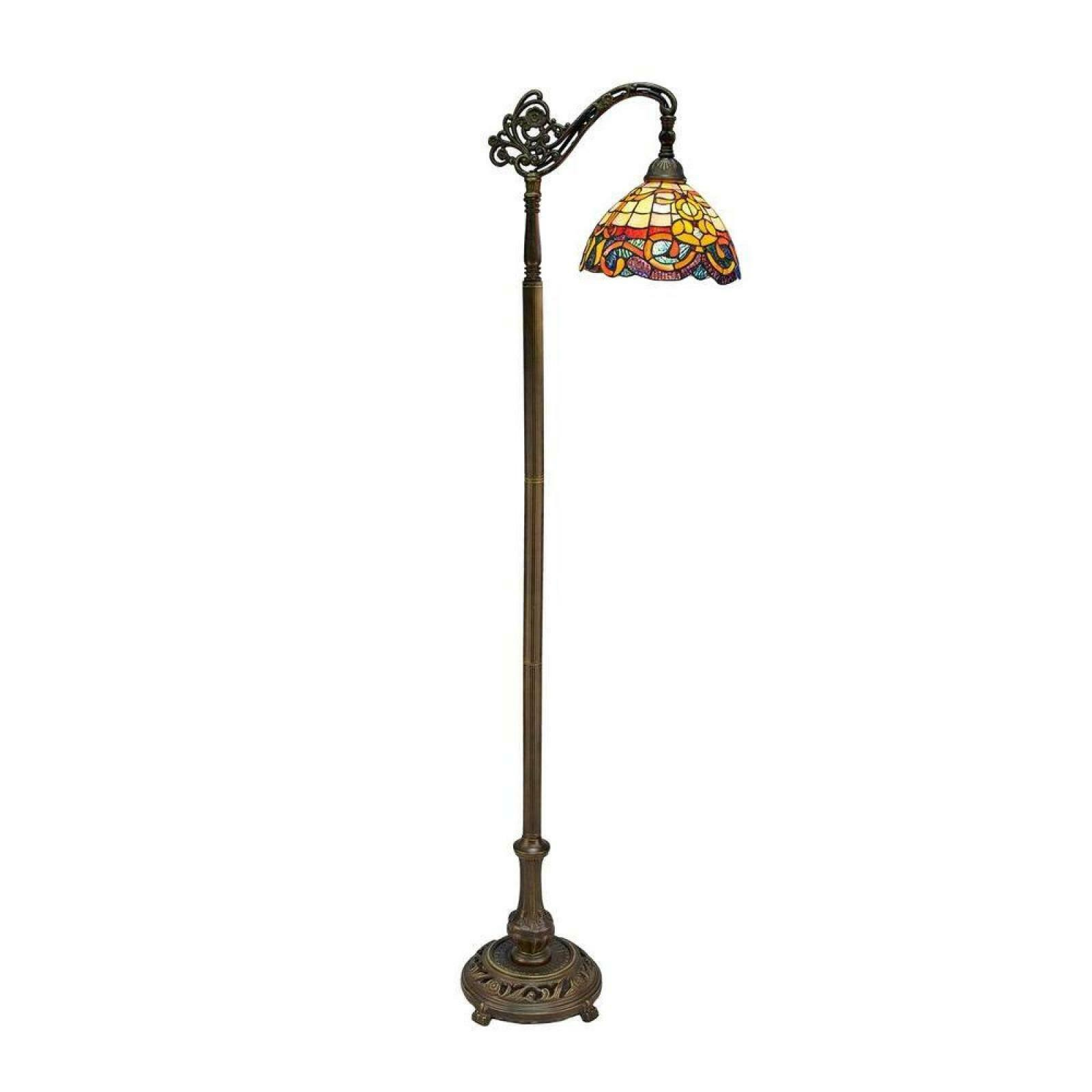 Details About Tiffany Baroque Bridge 62 In Bronze Floor Lamp Uses Two 60 Watt Bulbs Stability with regard to sizing 1600 X 1600