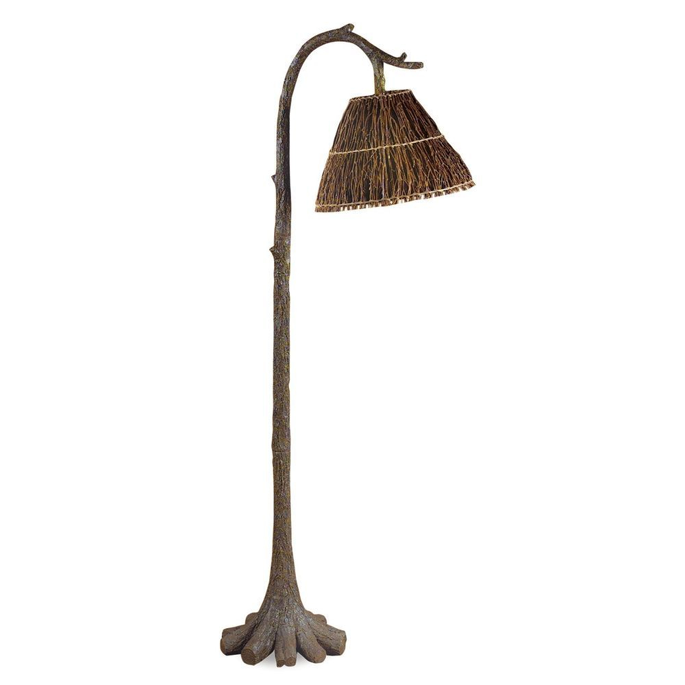 Details About Tree Trunk Twig Floor Lamp Rustic Cabin within proportions 1000 X 1000
