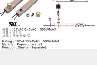 Details About Ze 02b Separate Floor Lamp Rotary Dimmer Switch 500w 120vac Part Replacement Kit intended for measurements 1004 X 1073