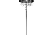 Details Zu Pretty Black Beaumont Four Light Floor Lamp Chandelier Crystals Standard Light in dimensions 1600 X 1600