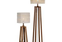 Devyn Table Floor Lamp Wood Cw Cream Macrame Shade The pertaining to size 1200 X 1200