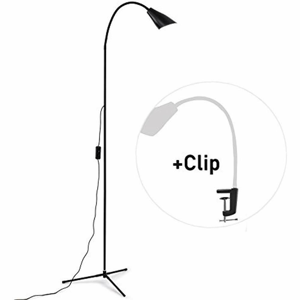 Dimmable Led Floor Lamp Flexible Gooseneck Reading Standing For Home Sewing pertaining to sizing 1000 X 1000