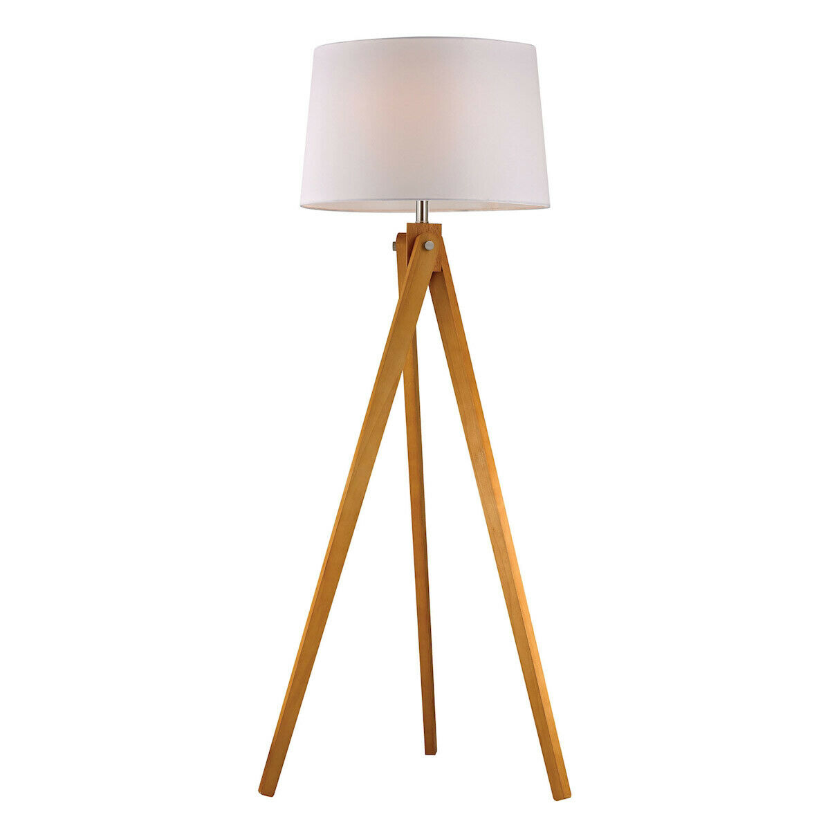 Dimond Lighting D2469 Wooden Tripod Floor Lamp Natural Wood Tone within measurements 1200 X 1200