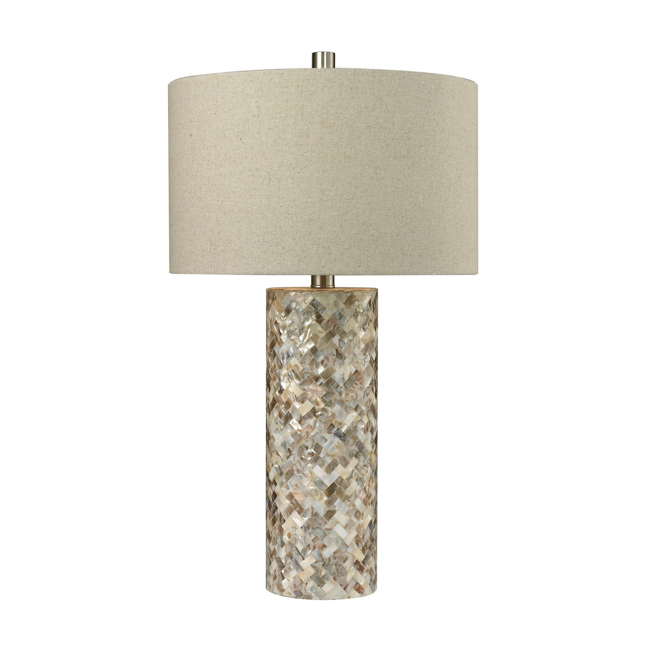 Dimond Lighting Mother Of Pearl Herringbone Table Lamp with sizing 2100 X 2100