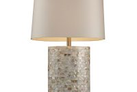 Dimond Lighting Mother Of Pearl Led Table Lamp With Oval Shade At Destination Lighting with proportions 1000 X 1000