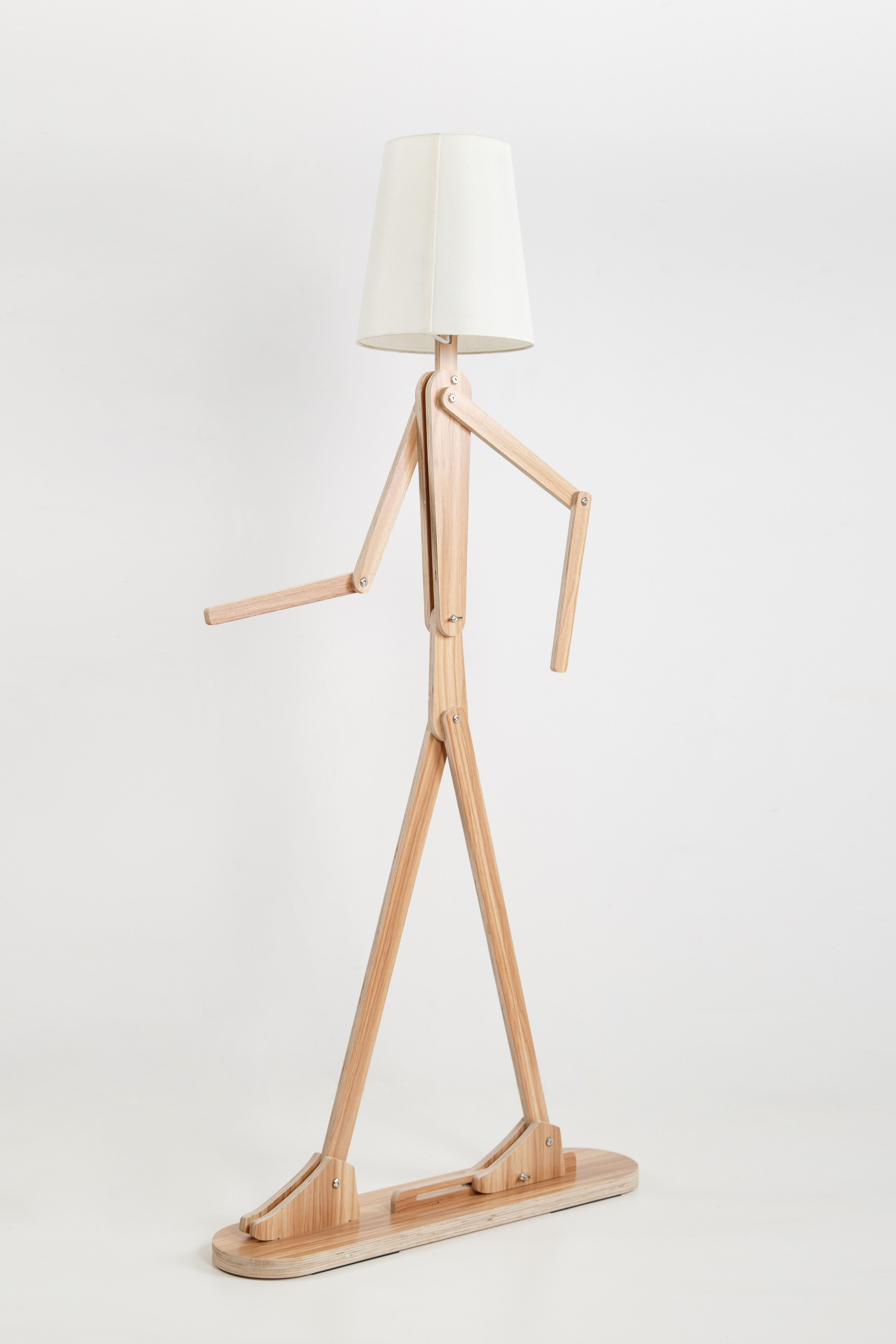 Diy Fancy Human Shape Standard Lamp With Flexible Arm in size 3648 X 5472