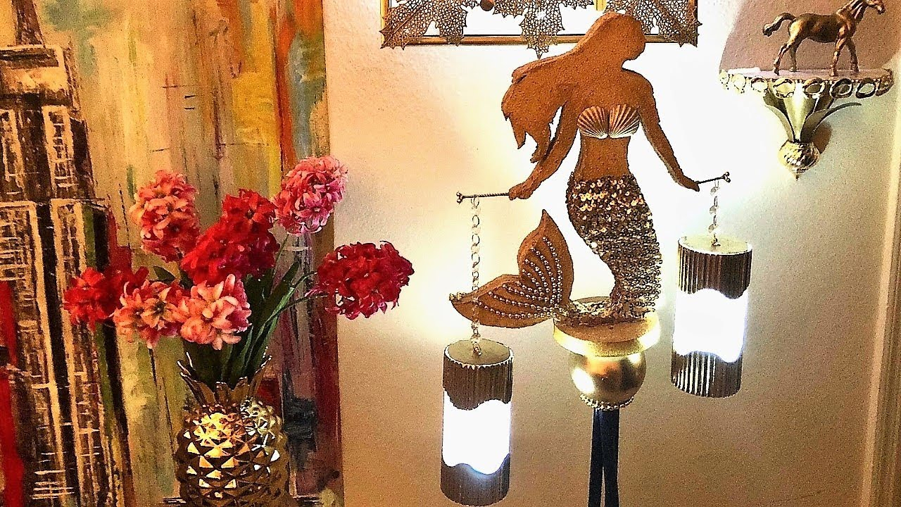Diy Floor Lamp Mermaid Lamp Quick And Easy Abstract Mermaid Lighting Idea regarding proportions 1280 X 720