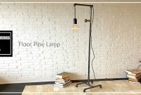 Diy Industrial Floor Pipe Lamp intended for sizing 1280 X 720